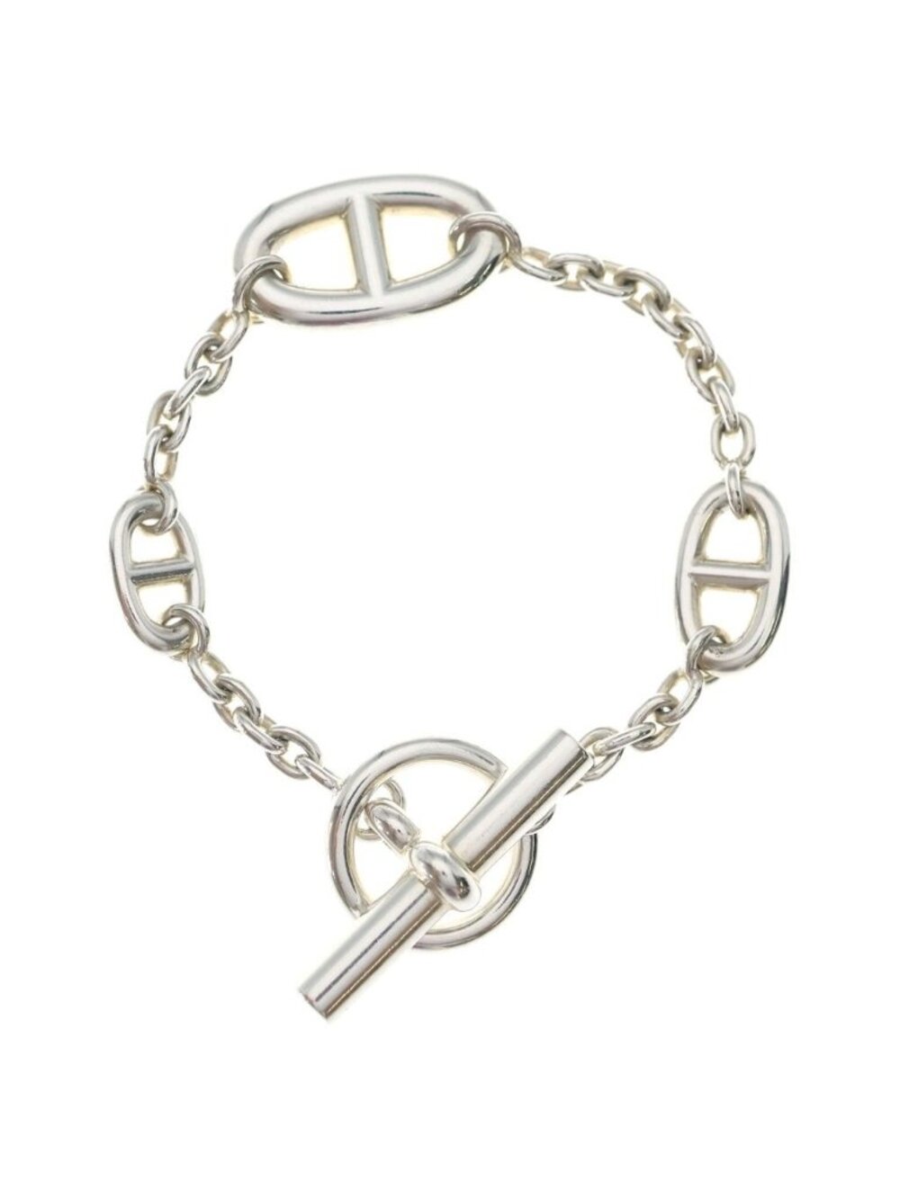 Hermes Farandole Bracelet Chain Silver